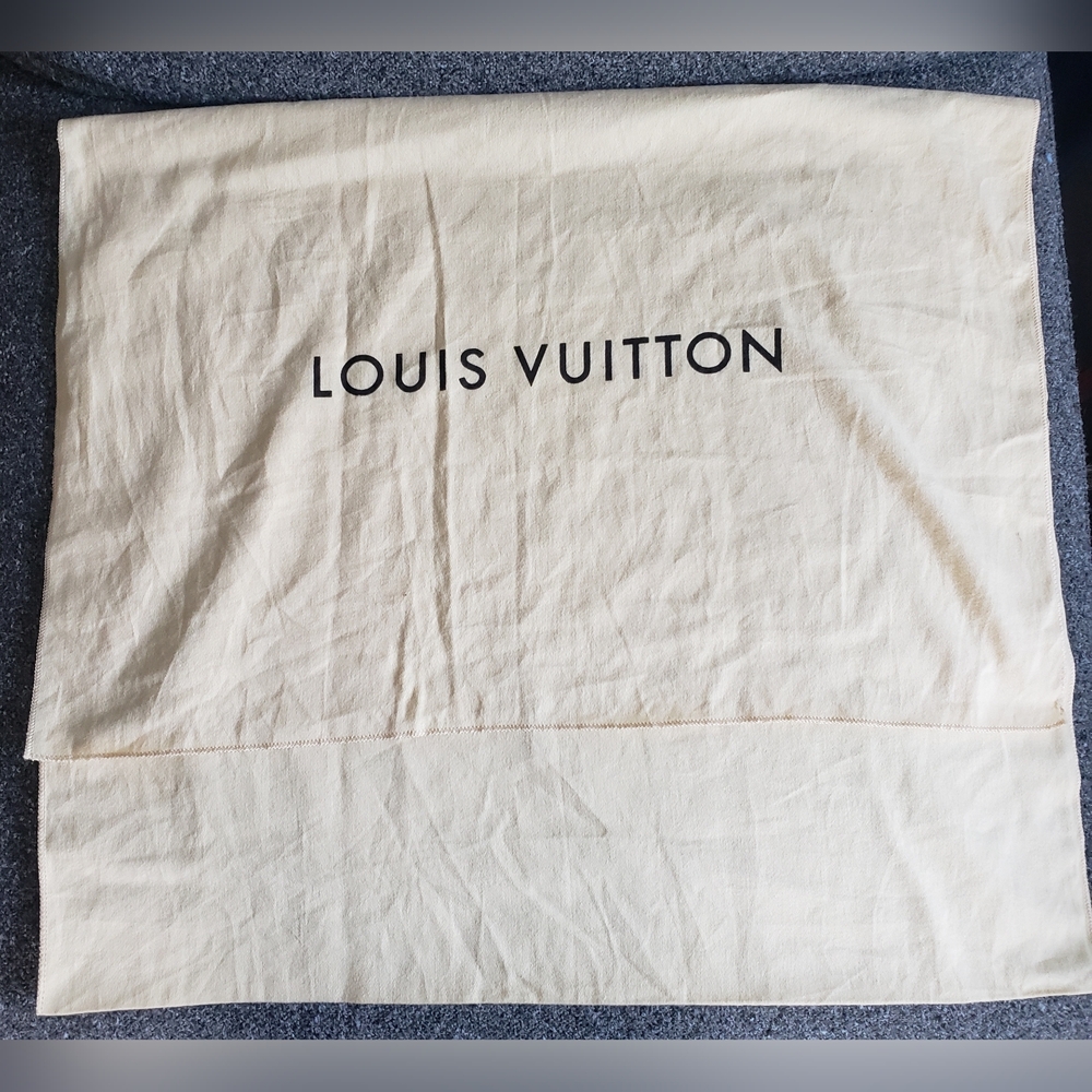 GUC Authentic Large Louis Vuitton Cotton Flannel Envelope Dust/Storage Bag
